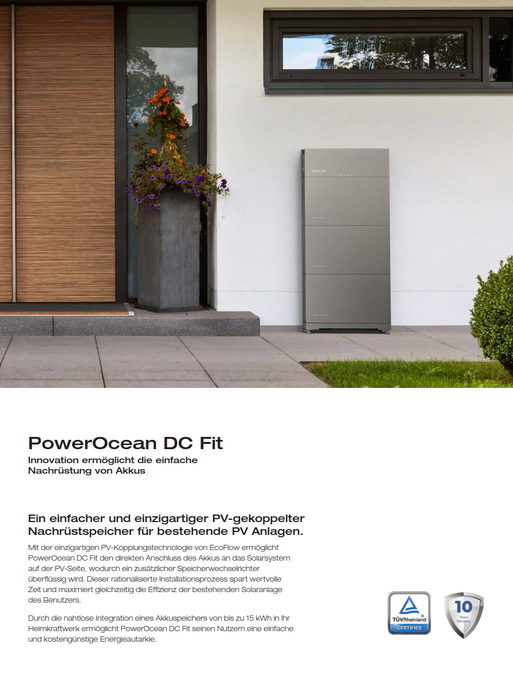 ECOFLOW PowerOcean DC Fit 5 kWh Energiespeicher Set