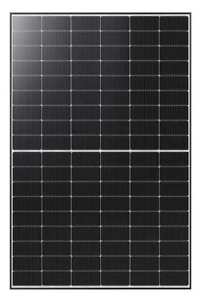 WINAICO 430 Watt BIFACIAL N-Type Glas-Glas Photovoltaikmodul, Solarmodul, schwarzem Rahmen (Modell: WST-NGX-D3 2SF02734)